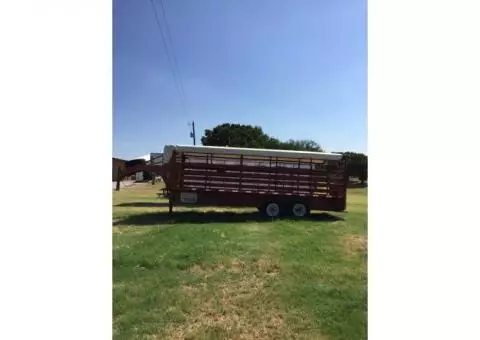 20 ft Stock trailer